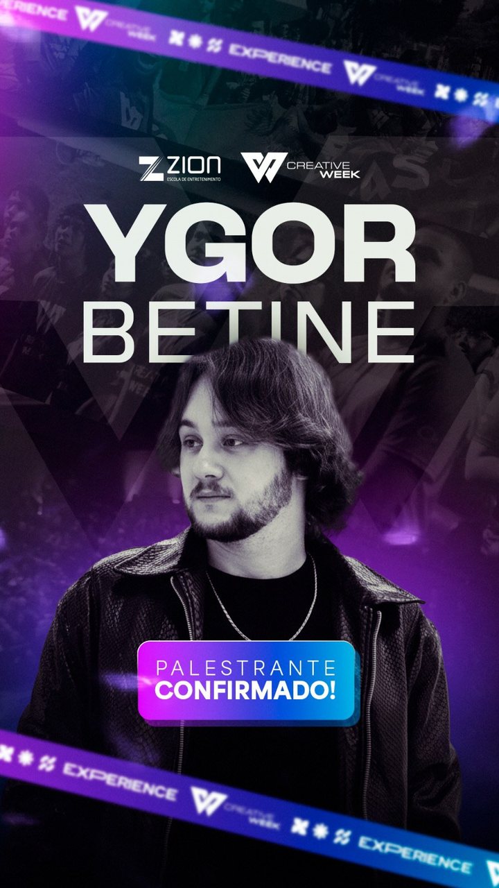 Capa do vídeo de apresentação de Ygor Betine